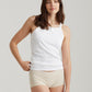 Milla High Neck Rib Shelf Bra Tank