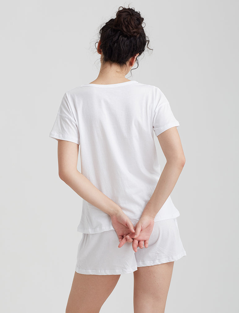 Jada Organic Cotton Knit Tee