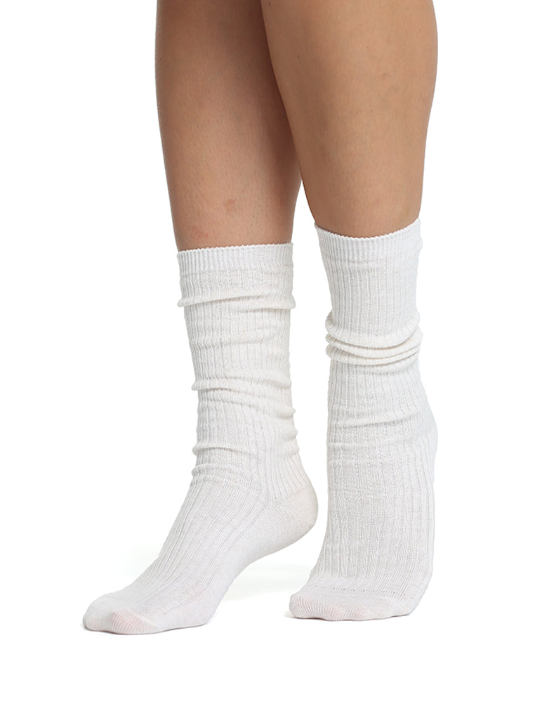 Organic Cotton Rib Socks