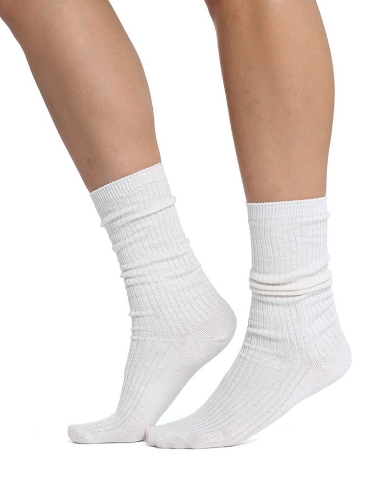 Organic Cotton Rib Socks